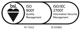 ISO 9001 & 27001 Logo