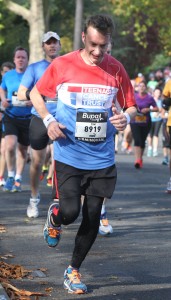 Tim Morson Running Marathon