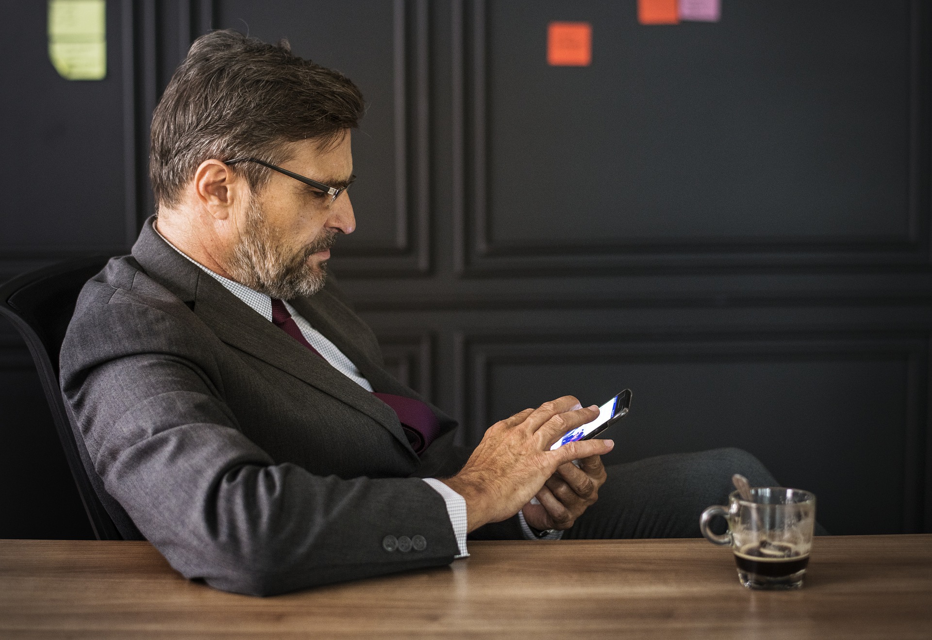 Business Man on Phone