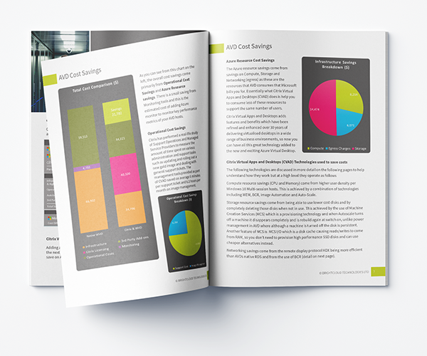 AVD Cost Savings Estimate Report Mockup Small